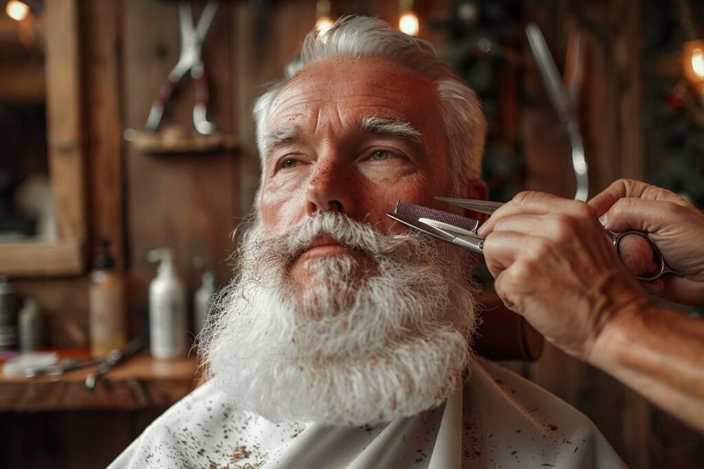 Comment tailler et entretenir une barbe blanche : astuces et techniques pour un look parfait