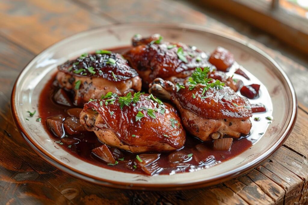 Accompagnement parfait pour le coq au vin : 10 idées gourmandes pour sublimer ce plat traditionnel français