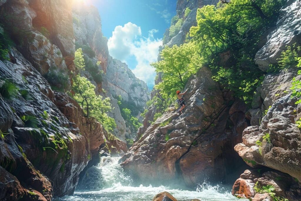 Gorges du Tapoul : canyoning et via ferrata en Lozère dans les Cévennes