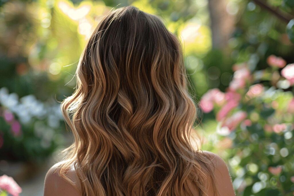 Balayage miel sur brune : idées et techniques pour sublimer vos cheveux châtains