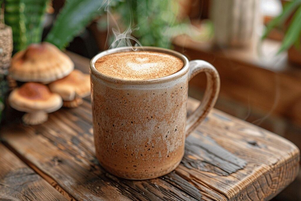 Café aux champignons : bienfaits et vertus pour la santé de cette boisson adaptogène
