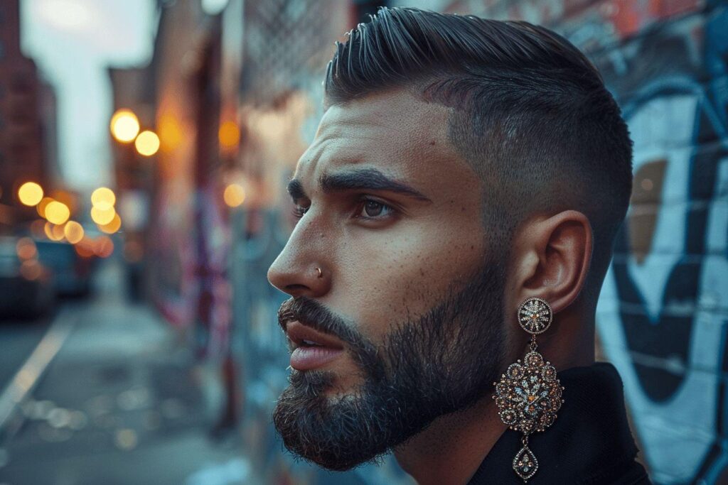 Tendance boucles d'oreilles homme : comment porter ce bijou stylé en vogue
