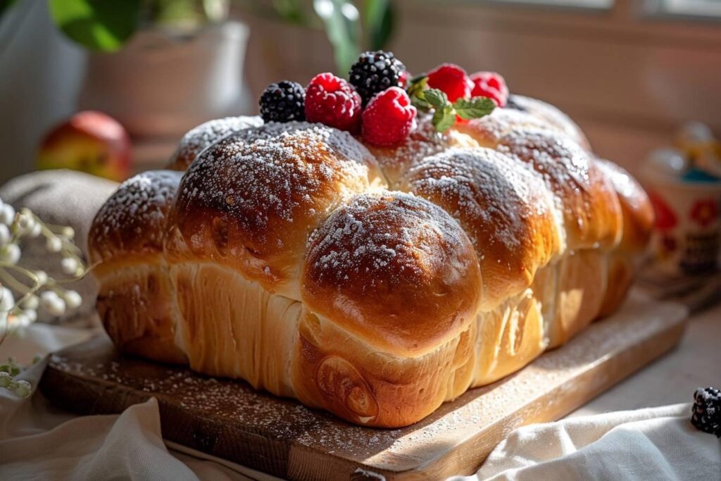 Recette de brioche au levain : délicieuse et moelleuse avec fermentation longue