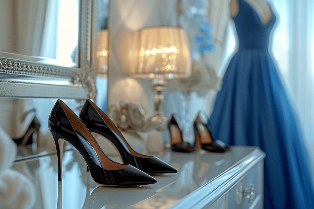 Quelle couleur de chaussures choisir avec une robe bleue roi ? Guide complet pour un look tendance
