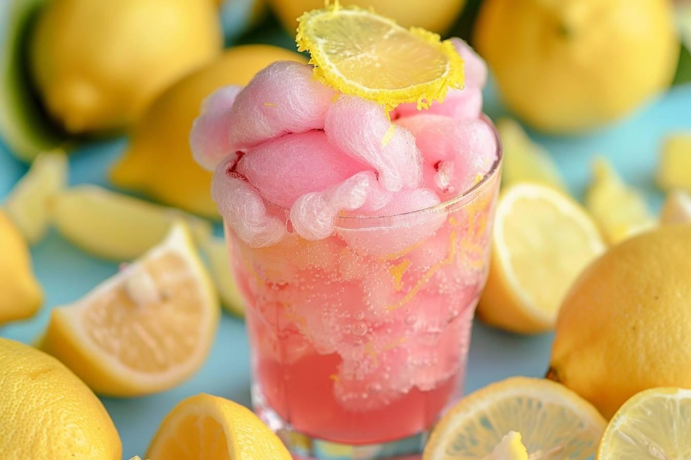 Recette de cocktail bonbon barbapapa : délicieuse innovation sucrée à base de fraise