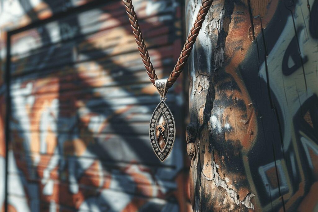 Colliers homme originaux et tendance : bijoux stylés en différentes matières pour un look unique