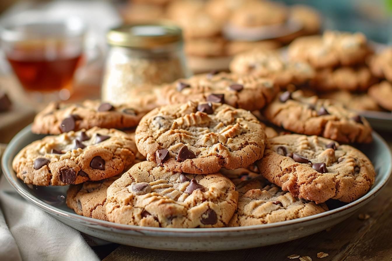 Recette facile de cookies sans sucre aux pépites de chocolat : un goûter gourmand et sain