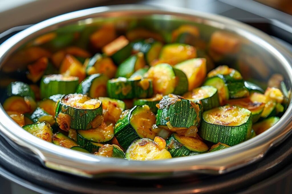 Temps de cuisson des courgettes à la cocotte-minute : comment les cuire facilement et rapidement