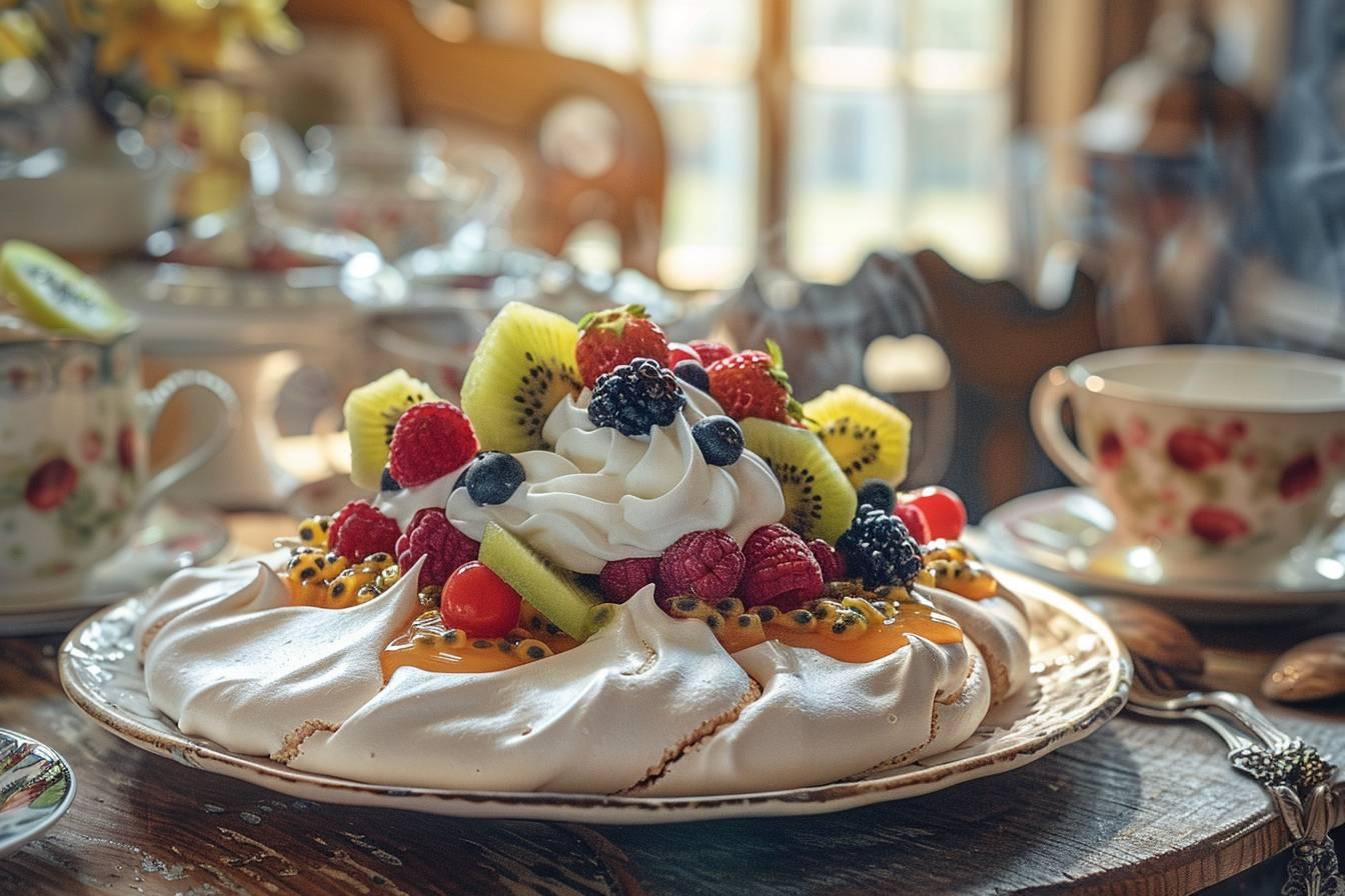 L'origine mystérieuse de la pavlova : découvrez l'histoire de ce dessert emblématique australien et néo-zélandais