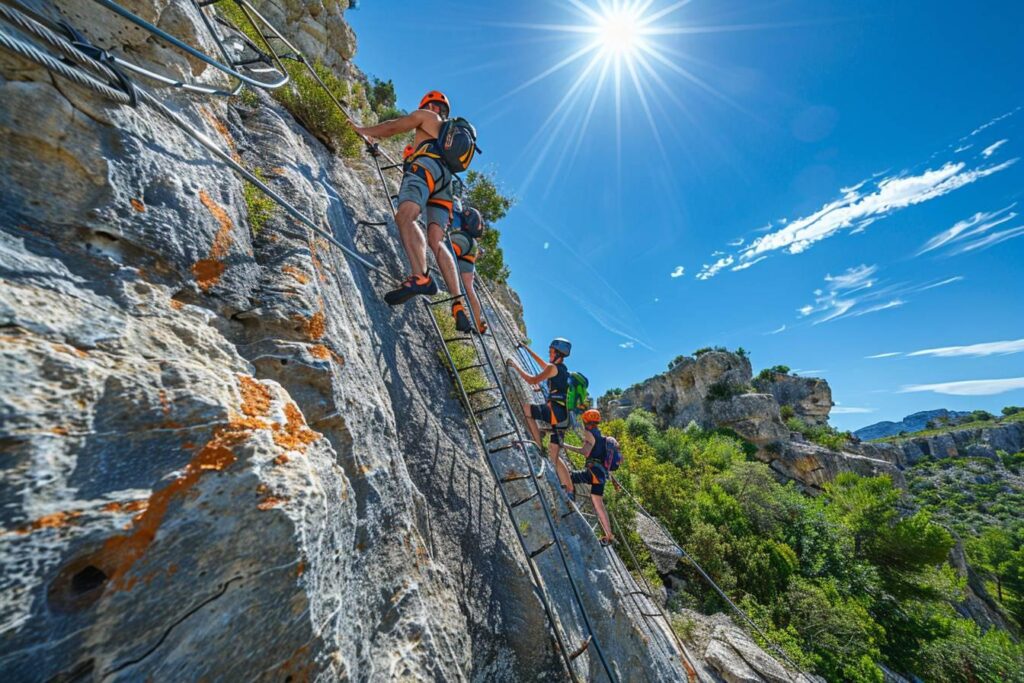 Via ferrata du Vidourle à Saint-Sériès : parcours aérien dans l'Hérault près de Nîmes