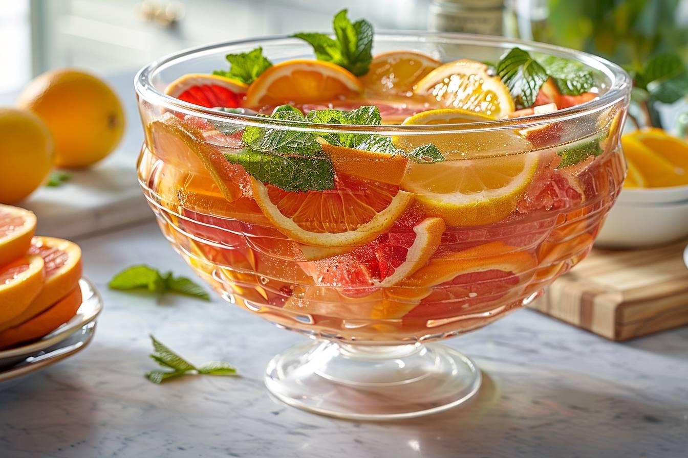 Recette de punch festif pour 50 personnes : un cocktail tropical facile à préparer en grande quantité