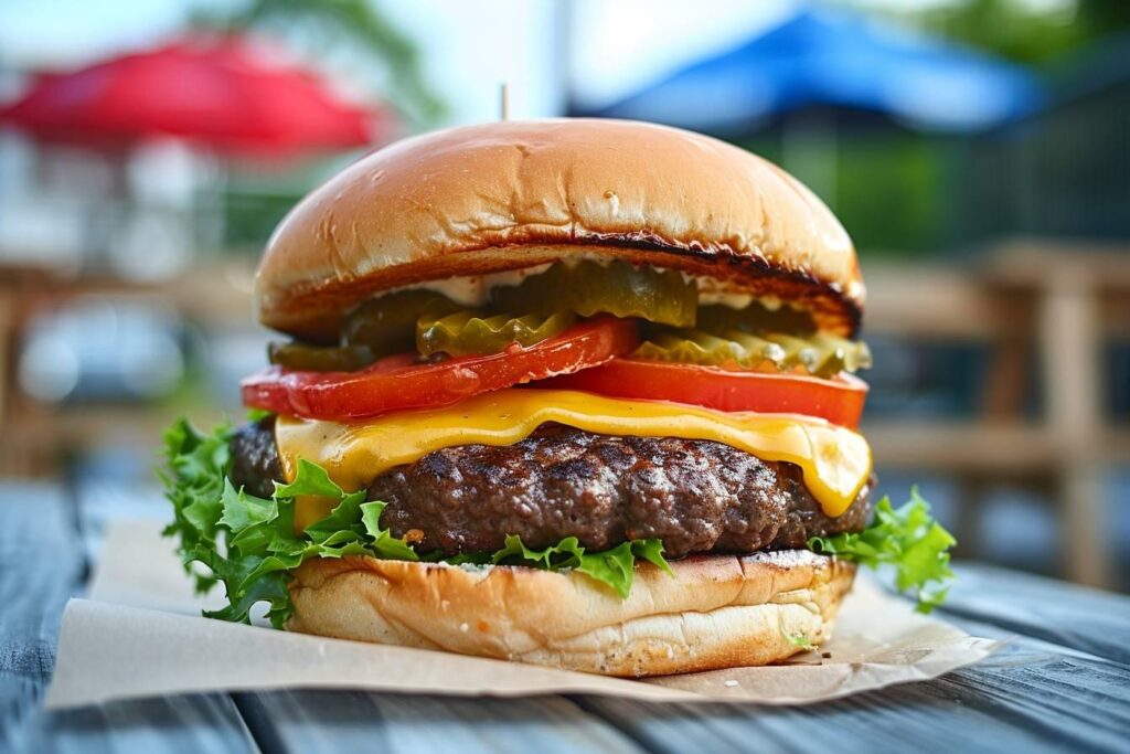 Recette délicieuse du hamburger California : la sauce américaine pour un goût authentique