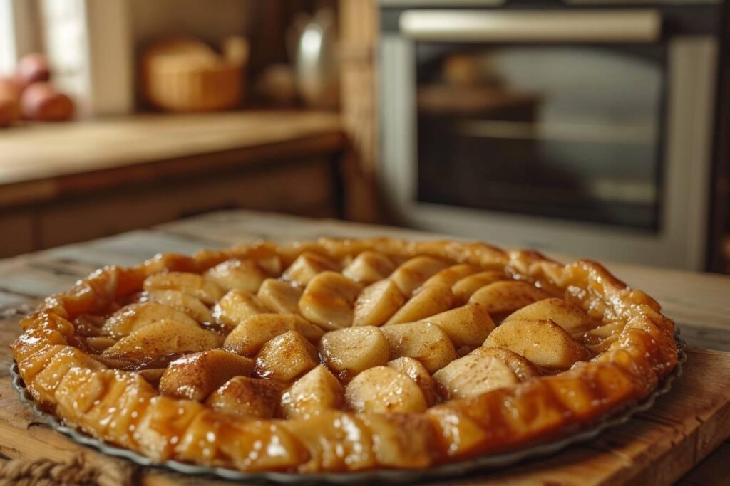 Recette facile pour réussir une tarte tatin inratable au four chaleur tournante