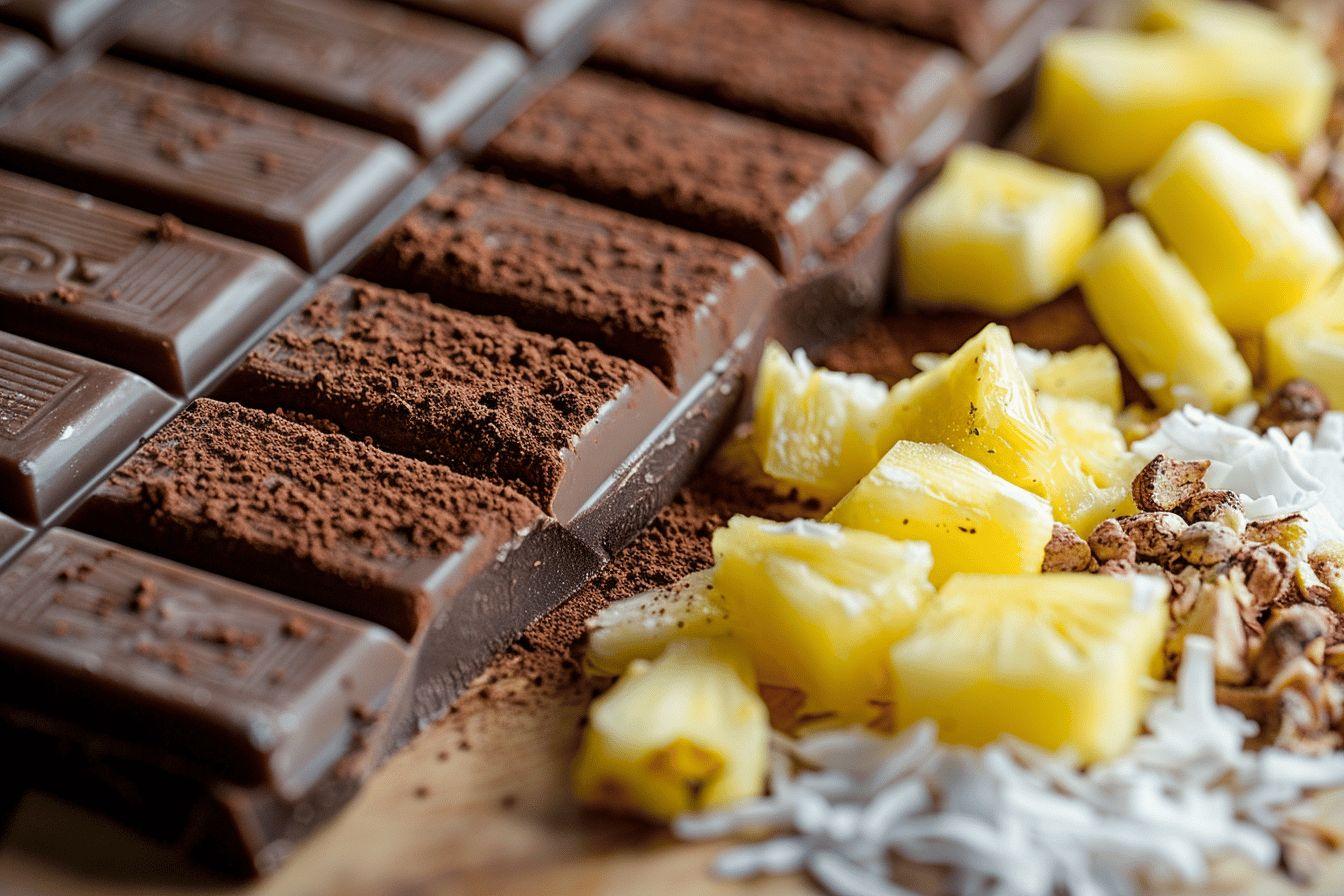 Recette de barres de céréales healthy maison : avoine, amandes et chocolat pour un en-cas gourmand