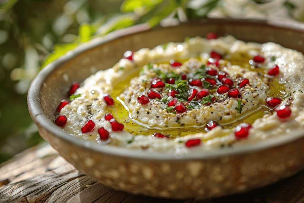 Moutabal : recette traditionnelle de caviar d'aubergine libanais à la purée de sésame