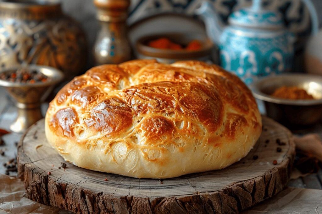 Recette de pain matlouh traditionnel : un pain moelleux à la semoule pour tajine