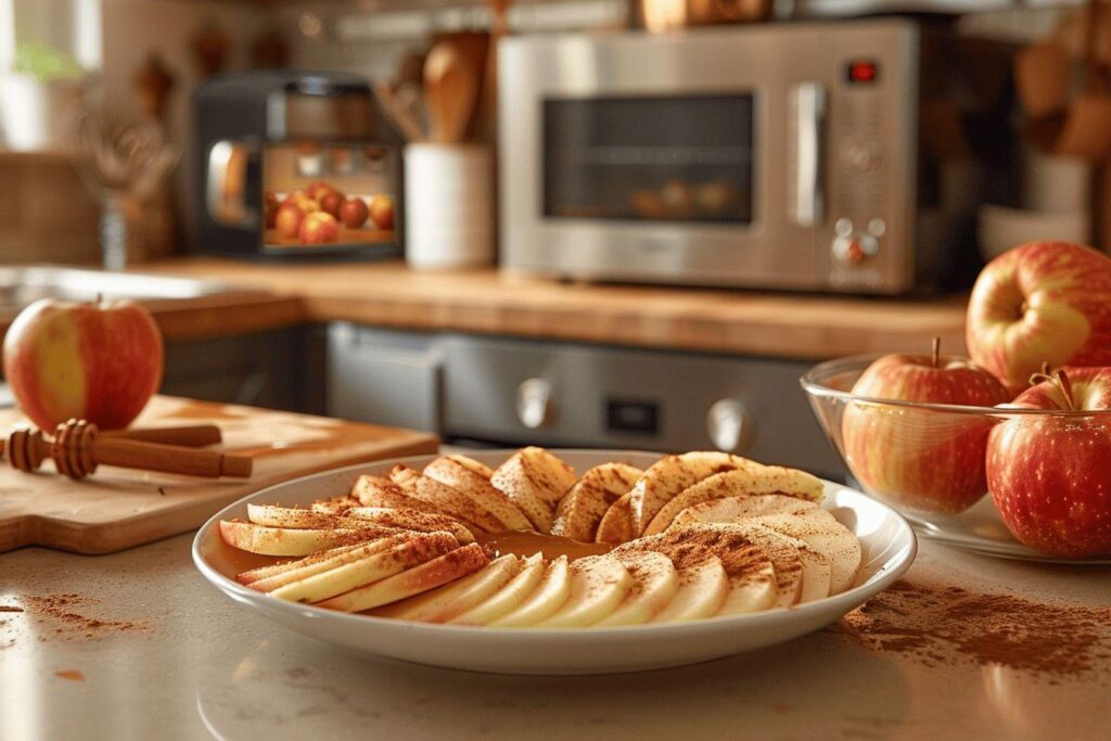 Recette rapide et facile : comment cuire des pommes au micro-ondes en quelques minutes