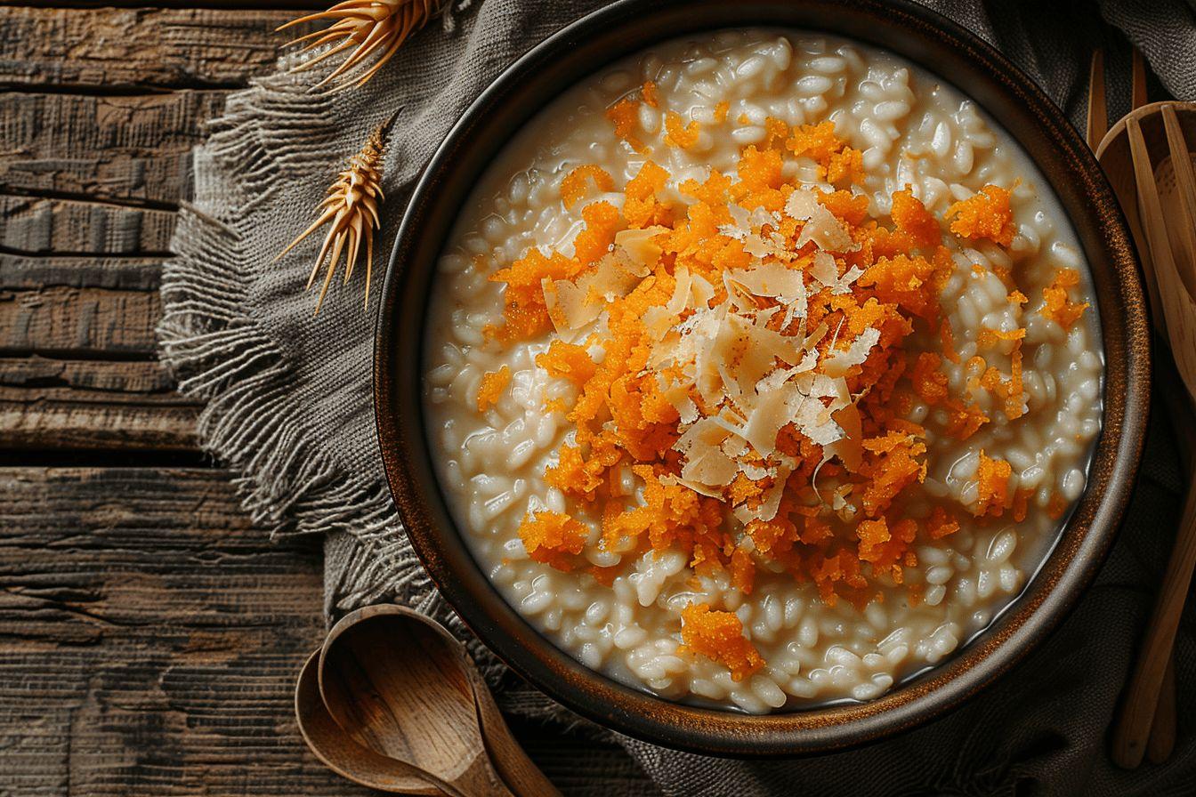 Recette facile et rapide de risotto à la courge butternut : un plat savoureux et réconfortant