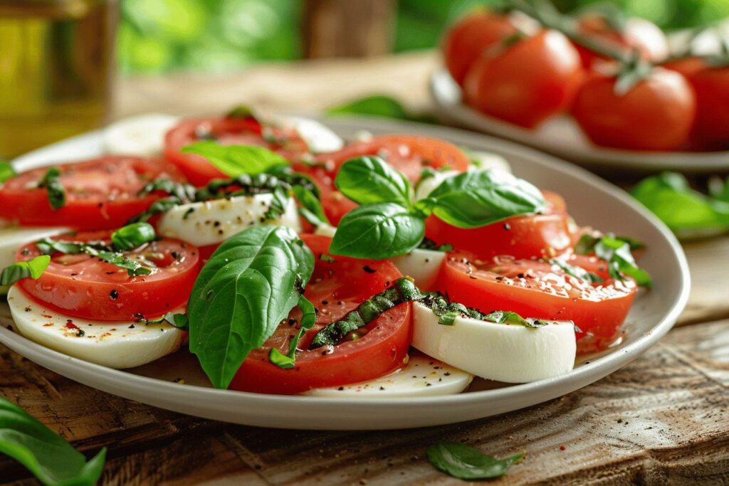 Recette facile de tomate mozzarella : la meilleure salade italienne à préparer rapidement