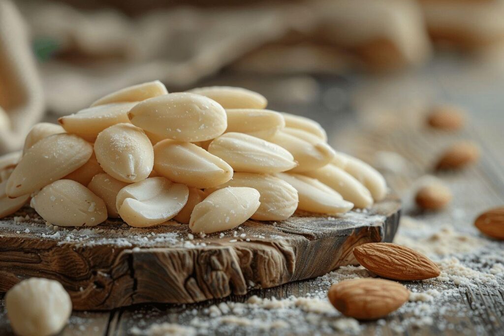 Amandes émondées : comment les préparer, acheter et utiliser en cuisine et pâtisserie