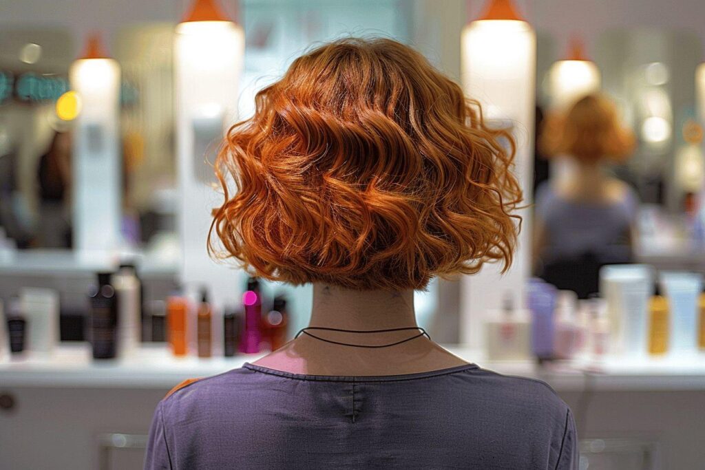 Cheveux courts révélés : découvrez l’effet saisissant d’une permanente avant-après